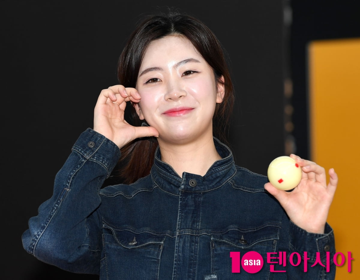 정수빈, 당구여신의 청청패션[TEN포토+]