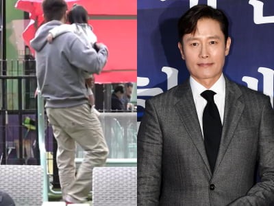 이병헌, '토끼띠' 2살 딸 육아 중인 뒷모습 포착됐다…어르고 달래는데 쩔쩔매네('이민정 MJ')