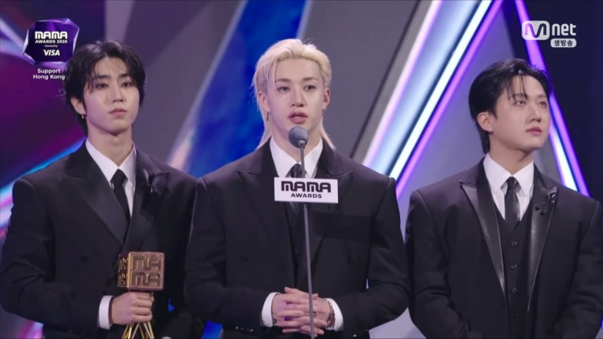 스트레이 키즈/ 사진='2025 마마 어워즈' 방송 캡처