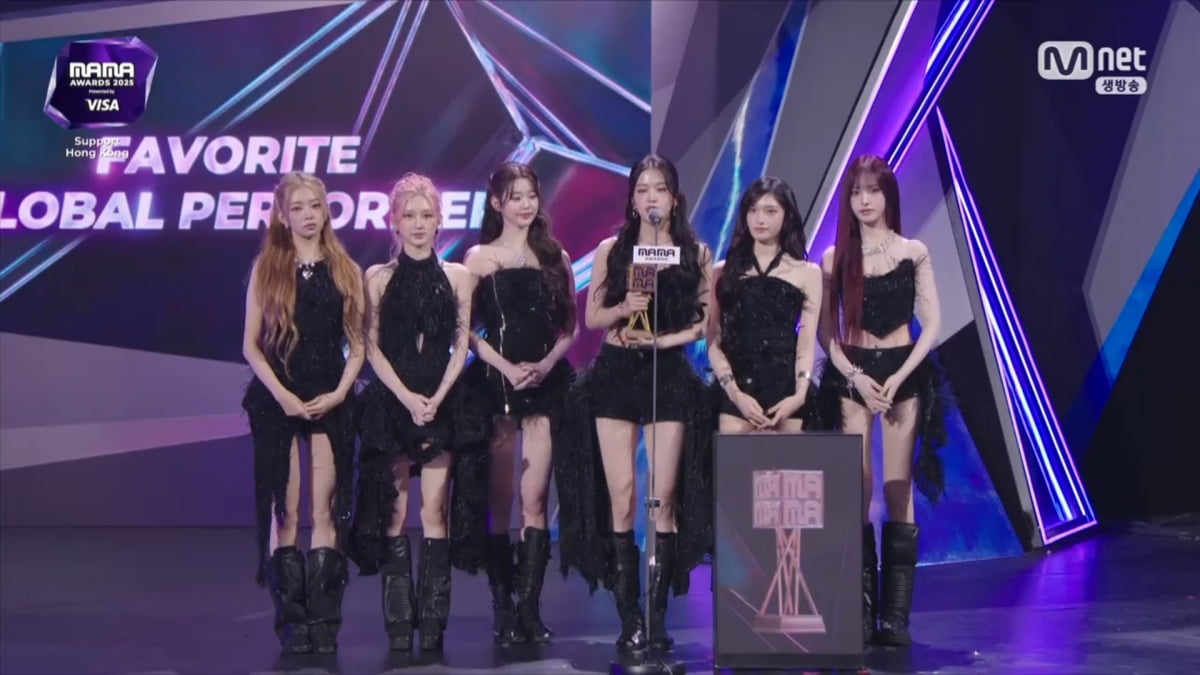 아이브/ 사진='2025 마마 어워즈' 방송 캡처