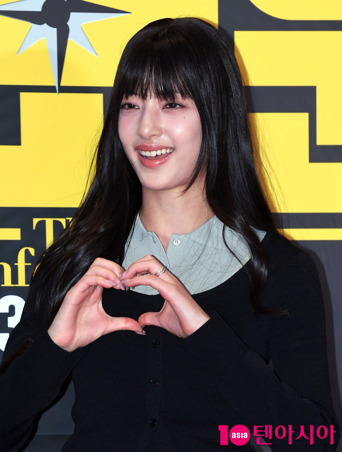 박해린, 사랑스러운 미소...극장을 밝히는 미모[TEN포토]