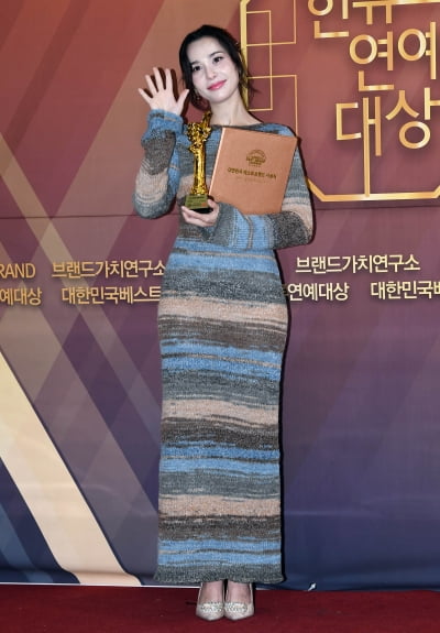 김미소, 한류연예대상 여자가수부문 라이징스타상 수상[TEN포토]