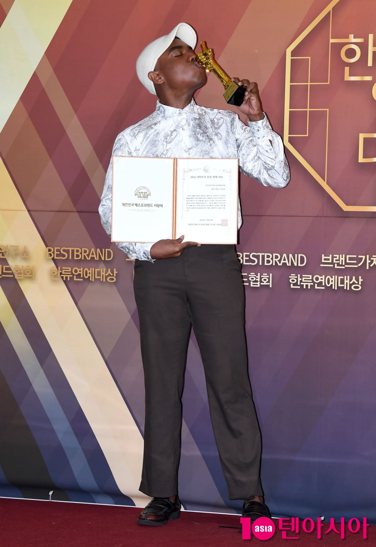 테리스 브라운, 남자배우부문 우수 연기자상 수상[TEN포토]