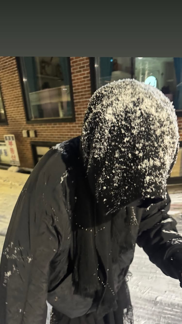 류다인, ♥이채민과 눈싸움 했나…감기 걱정되는 옷 상태