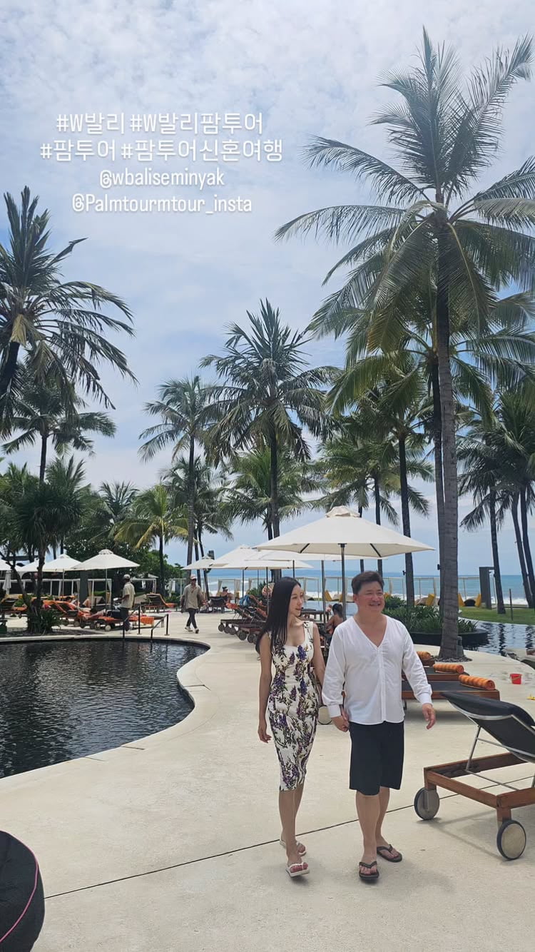 한국은 영상 4도인데…윤정수♥원자현, 발리서 시원한 노출