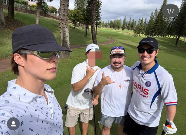 장기용이랑 얼마나 친하길래…강재준, 하와이서 명랑 골프