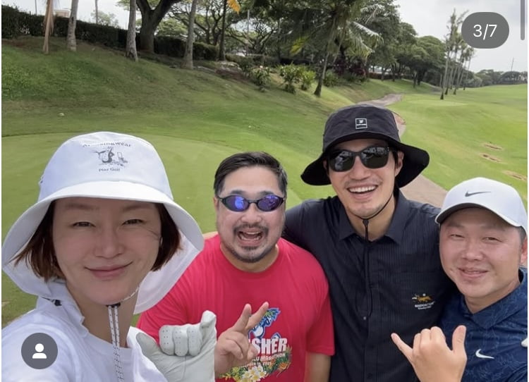 장기용이랑 얼마나 친하길래…강재준, 하와이서 명랑 골프