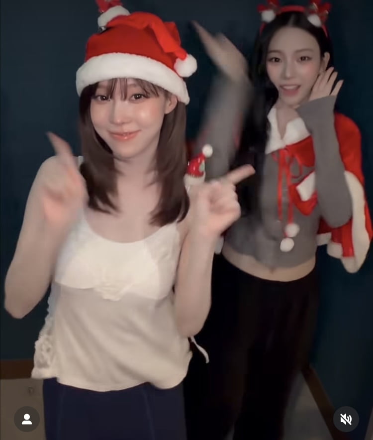 윈터, BTS 정국과 열애설 터졌는데…‘뷰티풀 크리스마스’ 집에서