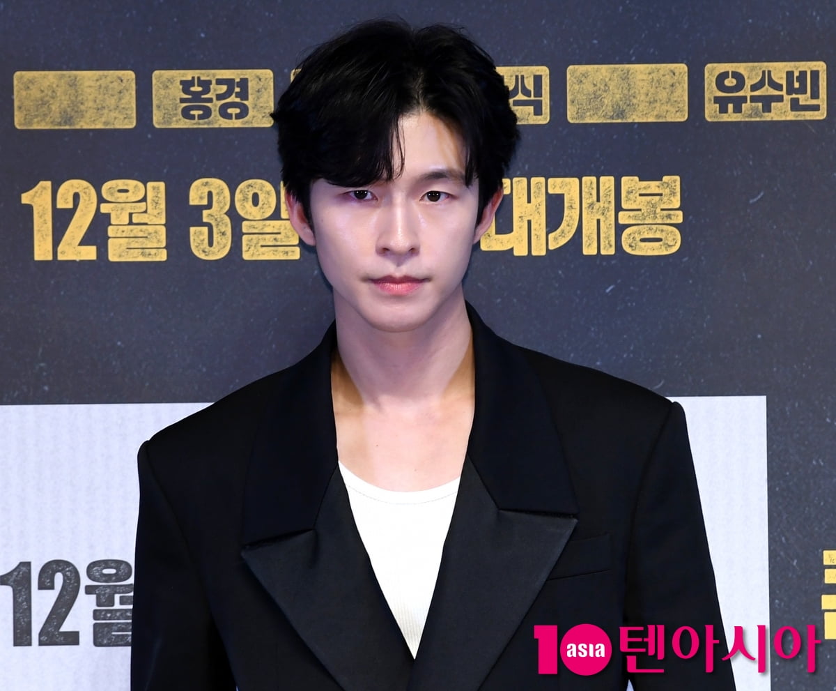 홍경, 짙은 이목구비...오늘도 멋짐[TEN포토]