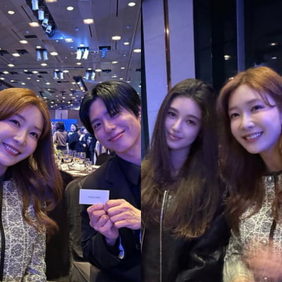 뉴진스 다니엘, 어도어 복귀 선언 후 박보검과 같은 행사장서 따로 찰칵