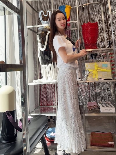 美 건너간 서우, 활동 중단 하더니 놀고먹는 일상 전했다…피부에서 빛이나네