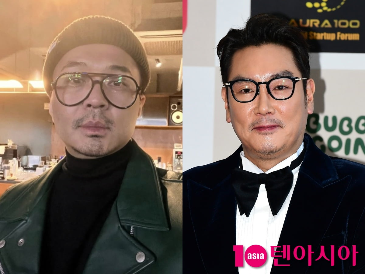 배우 정준, 조진웅/사진=정준 SNS, 텐아시아 DB