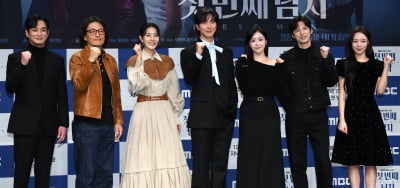 이재황-정찬-김민설-박건일-윤선우-오현경-함은정, 드라마 '첫번째 남자' 주역들[TEN포토+]