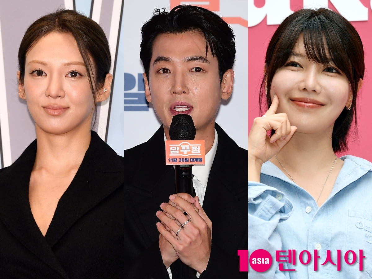 가수 효연, 배우 정경호, 가수 수영/사진=텐아시아 사진DB