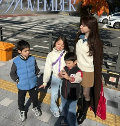 '박주호♥' 안나, 암 투병 중에도 패션에 진심…건나블리 육아도 소홀하지 않지