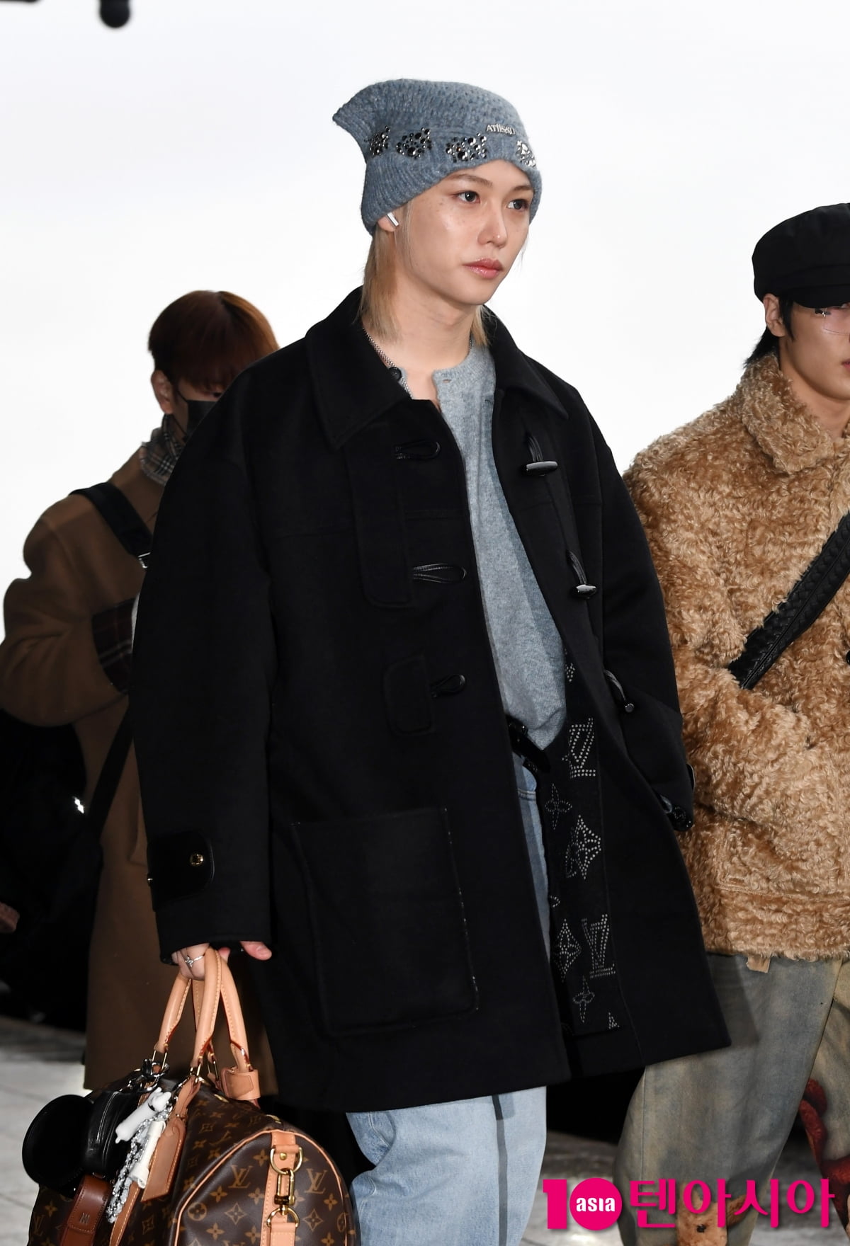 스트레이키즈 필릭스, 오늘도 멋짐...비니로 멋낸 공항패션[TEN포토+]