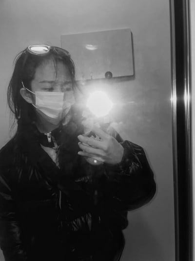 '162cm·44kg' 뼈말라 정지소, 가죽 패션에 반전미…깨어난 질주 본능