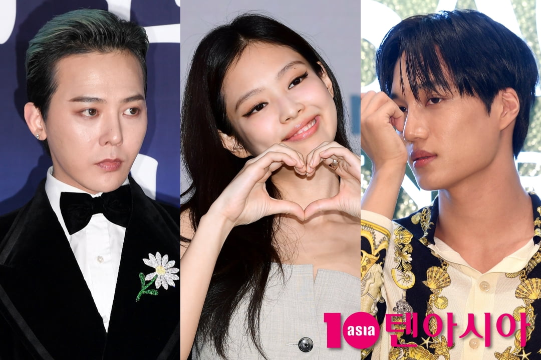 지드래곤, 제니, 카이/ 사진=텐아시아 DB