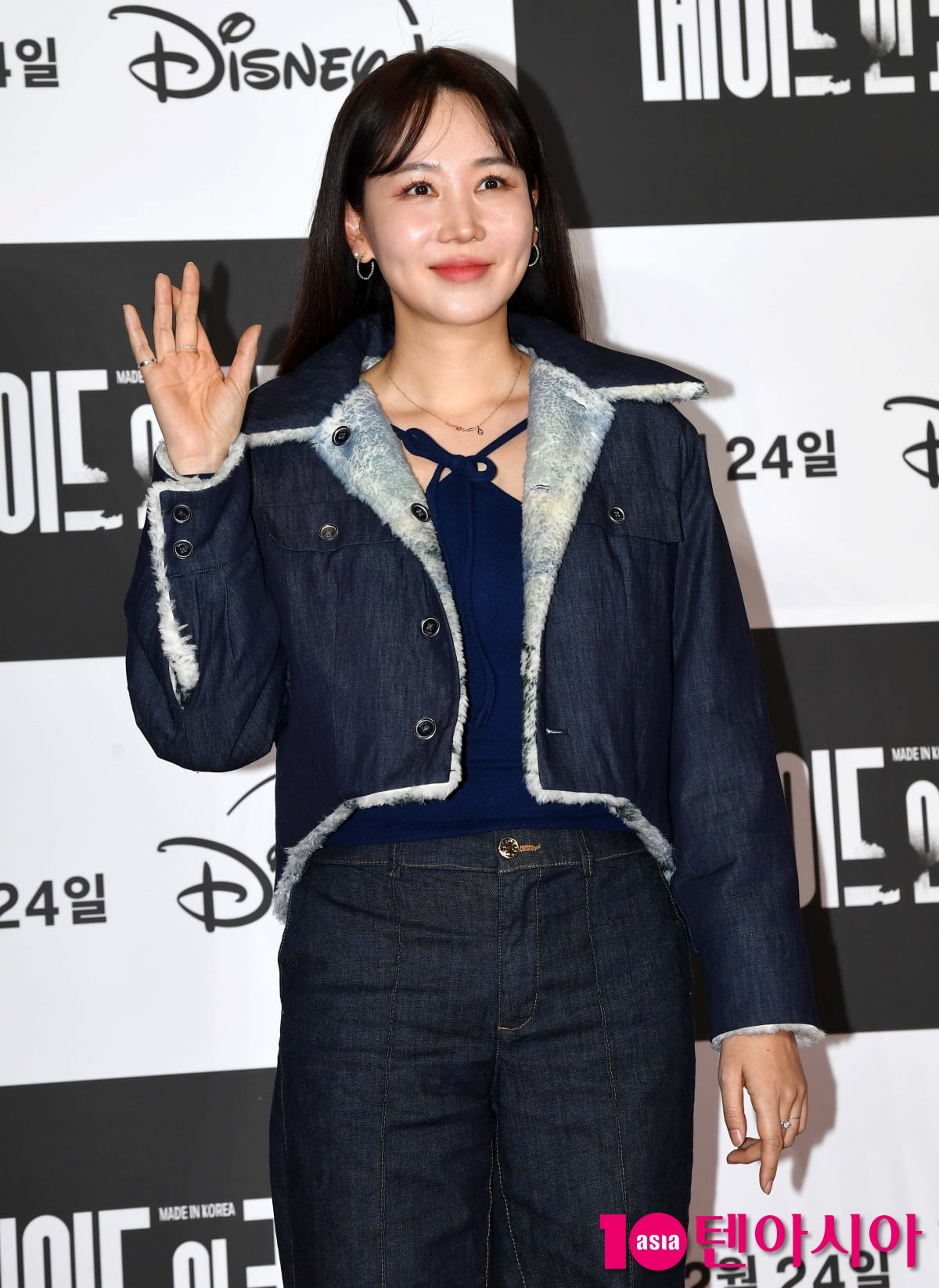 장새별 아나운서, 러블리한 청청패션[TEN포토]