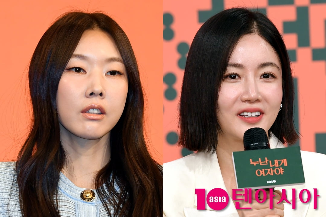 한혜진, 황우슬혜/ 사진=텐아시아 DB