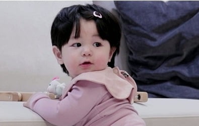 '심형탁 아들' 하루, 300일 아기의 패션 소화력…올핑크룩 러블리('슈돌')