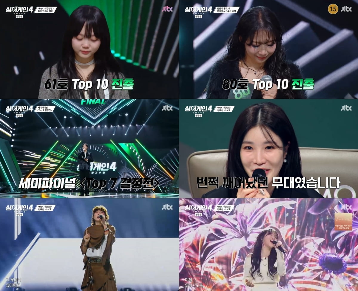 [종합] 한 자릿수 시청률 더 떨어졌다…경쟁작도 없는데, TOP7 결정전 '3.4%' ('싱어게인4')