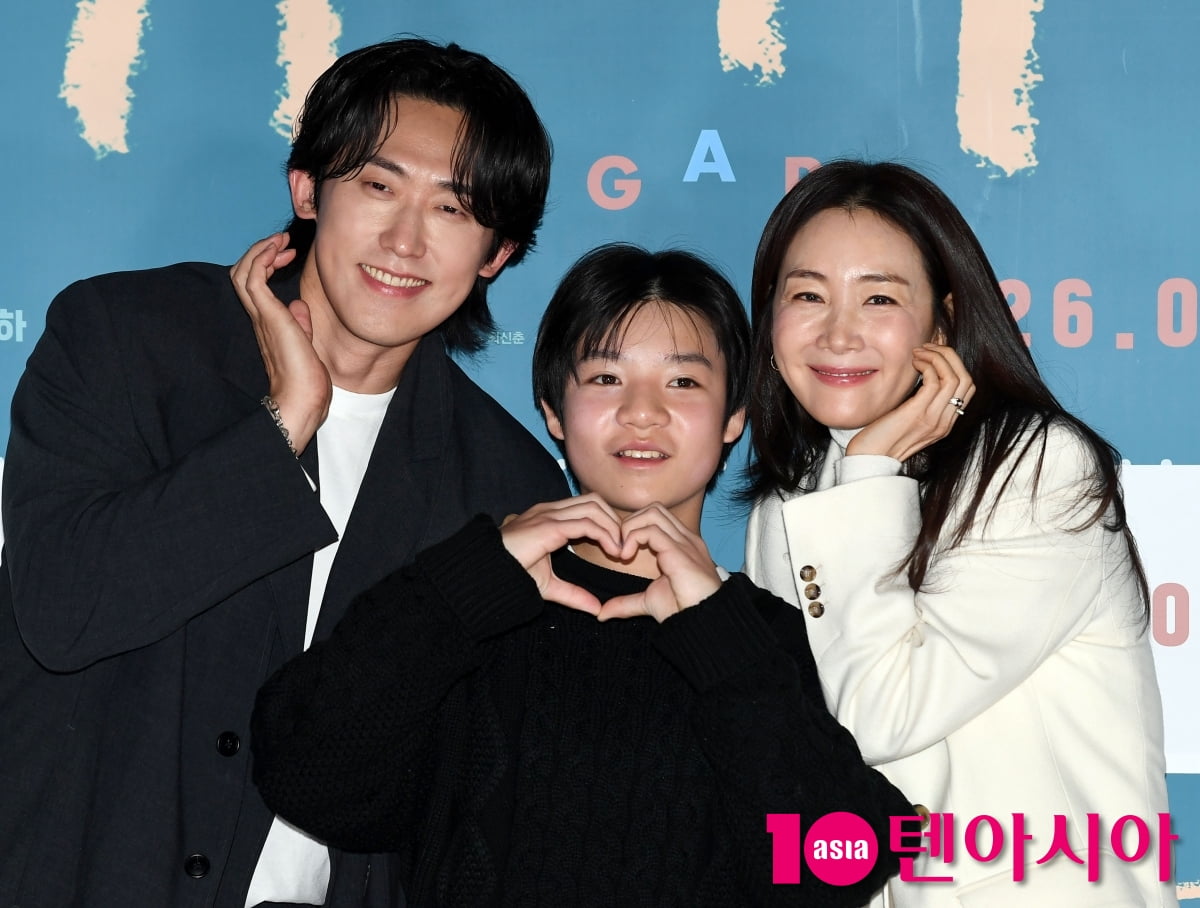 민진웅-최지우-고동하, 영화 '슈가' 파이팅![TEN포토]