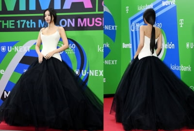 블랙핑크 제니, 아무나 소화 못하는 드레스자태[TEN포토]