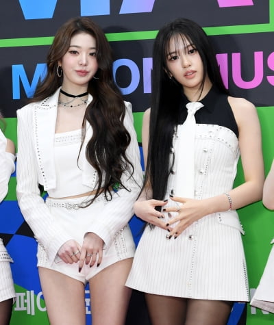 장원영-안유진, 이쁜애 옆에 또 이쁜애[TEN포토]