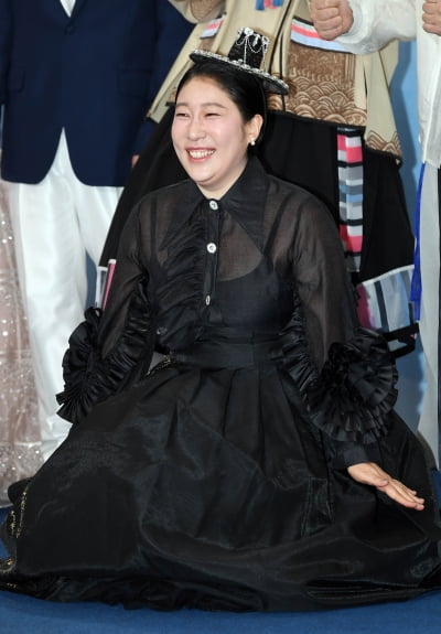 김영희, 케데헌 까마귀 의상[TEN포토]