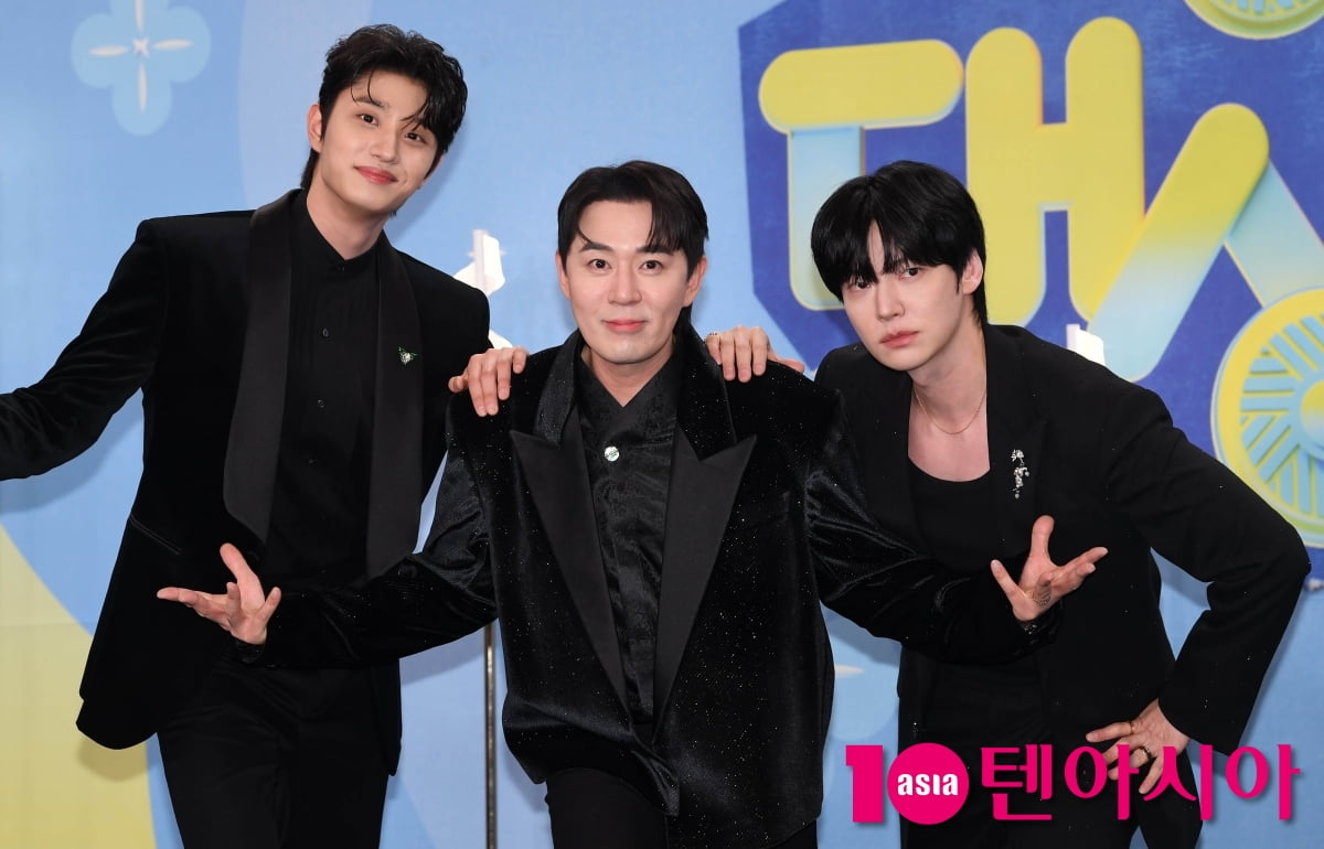 안재현-붐-김재원, 가는정오는정이민정 이민정 파이팅![TEN포토]