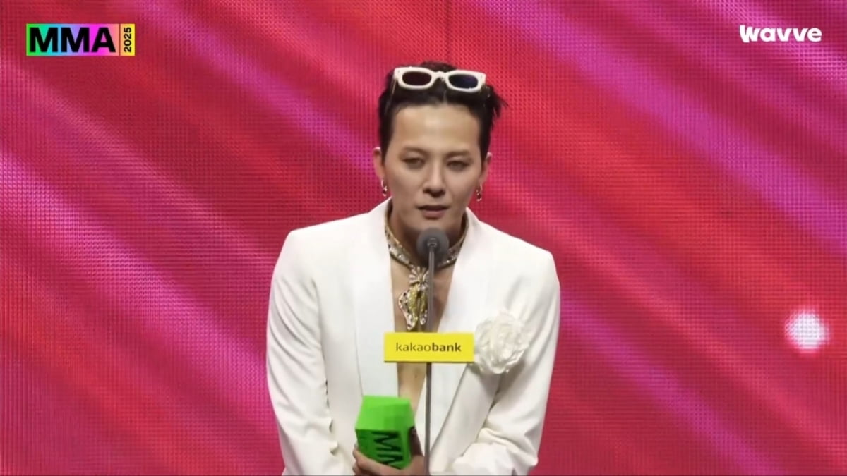 지드래곤/ 사진='MMA2025' 캡처