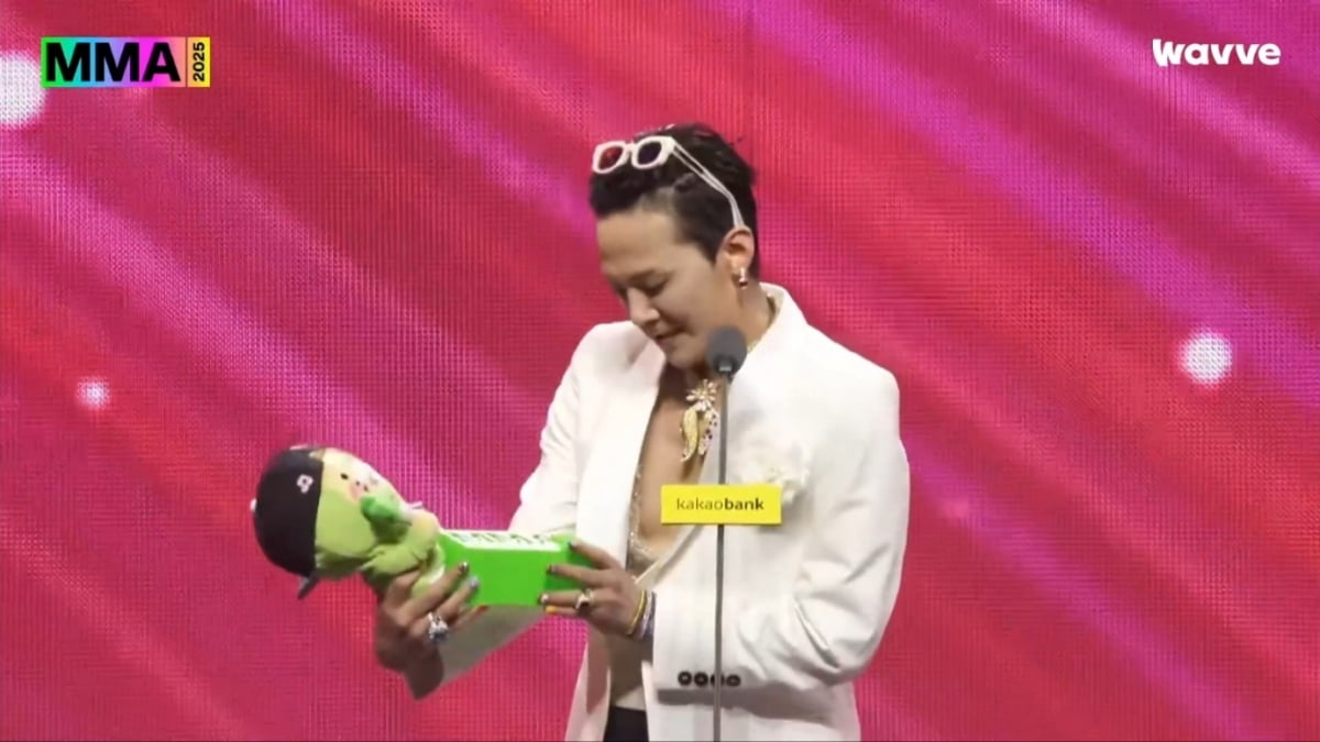 지드래곤/ 사진=MMA2025 캡처