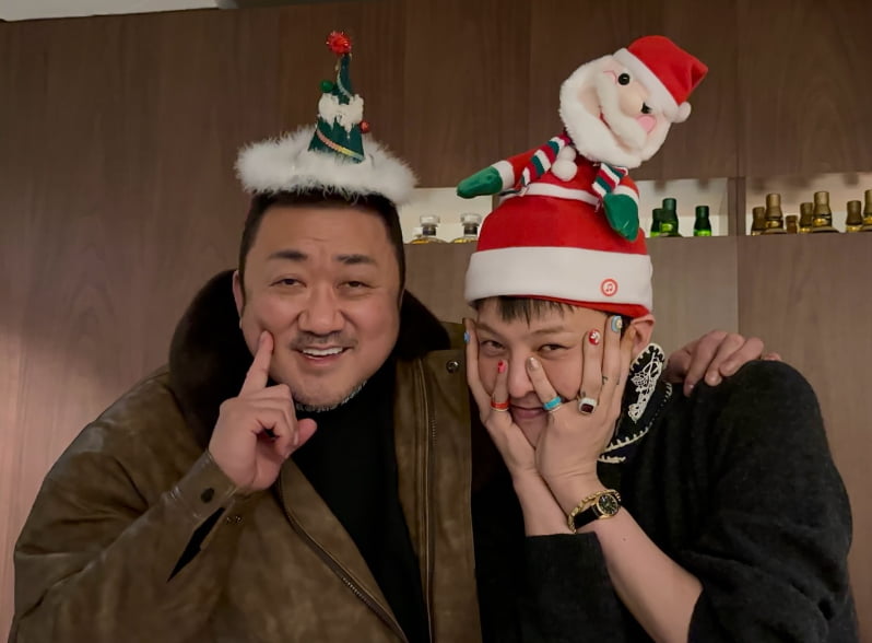 마동석, 지드래곤/ 사진=마동석 SNS