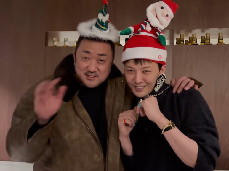 마동석, 지드래곤/ 사진=마동석 SNS