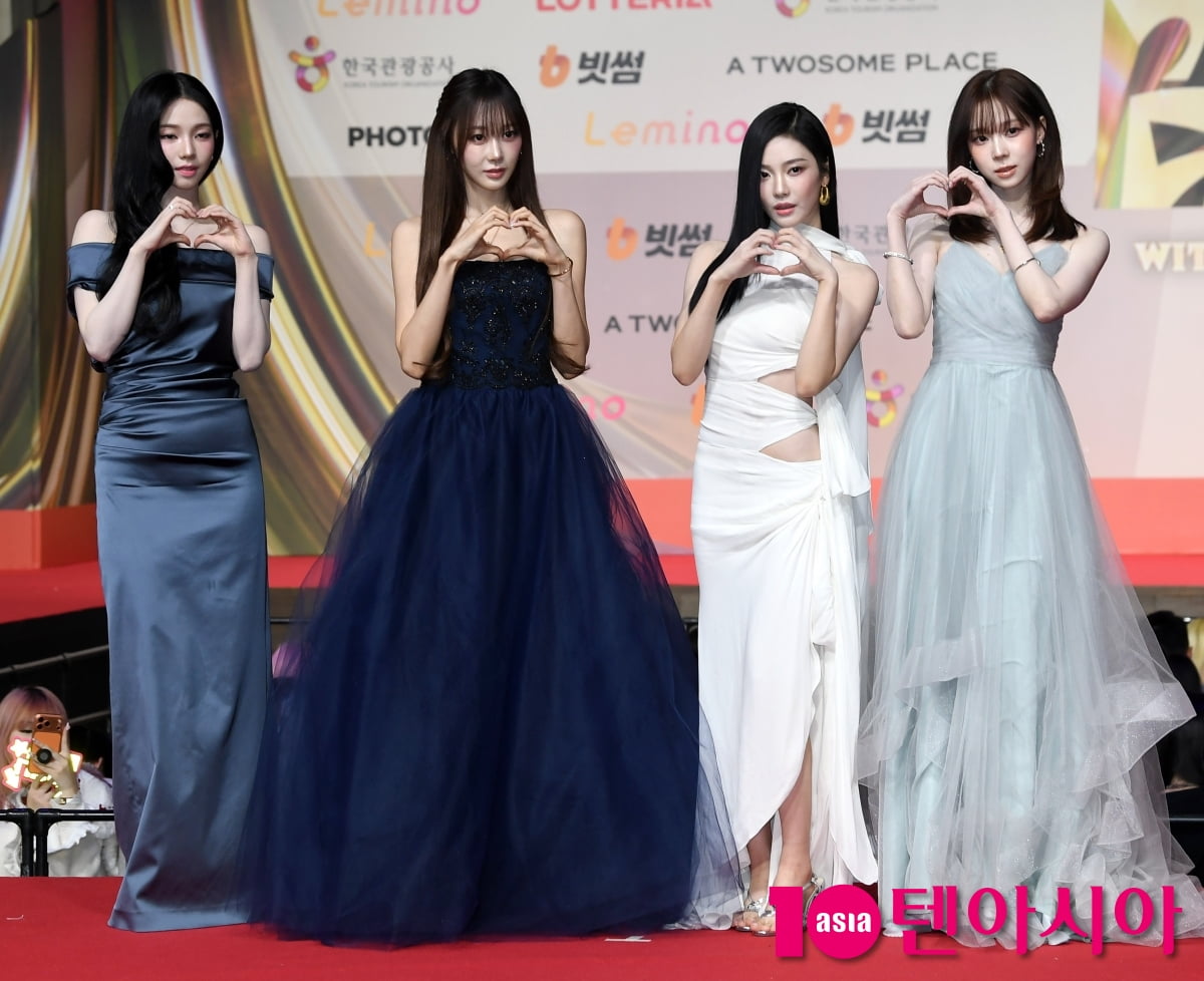 에스파, 드레스 입은 공주님들[TEN포토]