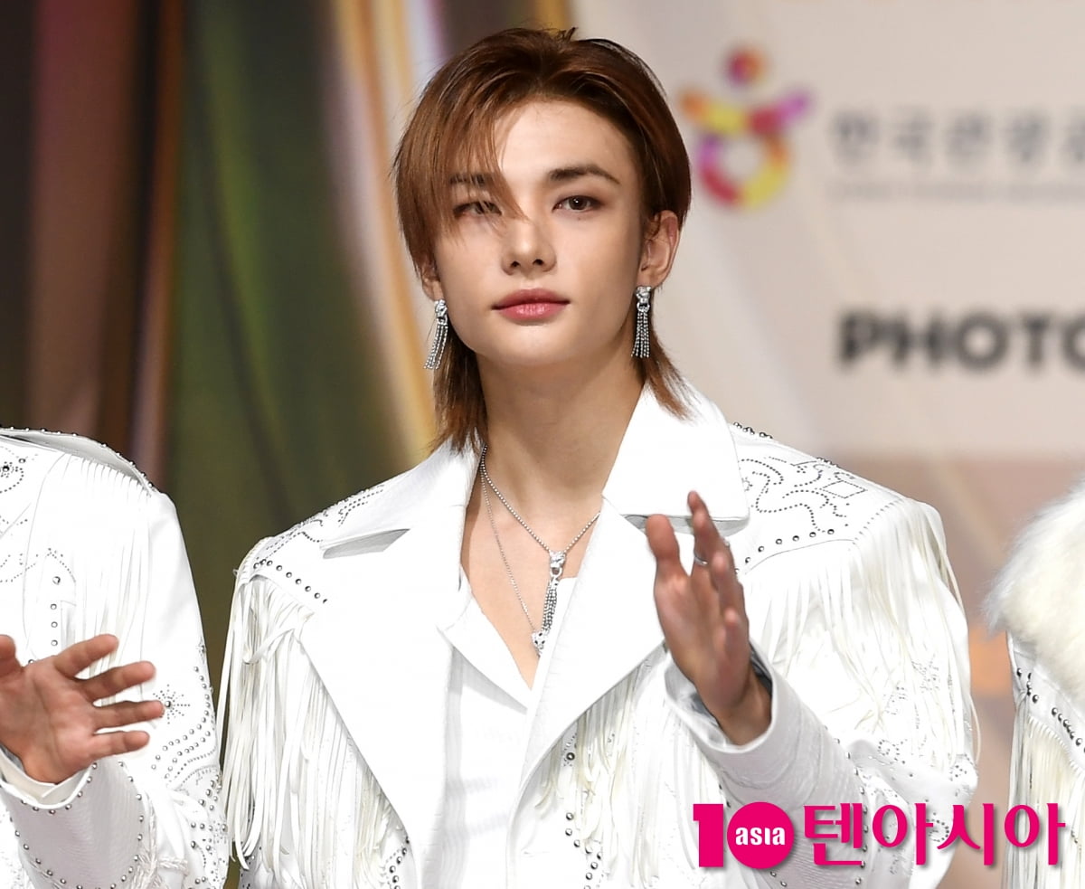 스트레이키즈 현진, 잘생긴 조각미남[TEN포토]