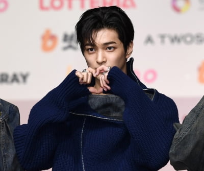 코르티스 건호, 기분 좋아지는 하트[TEN포토]