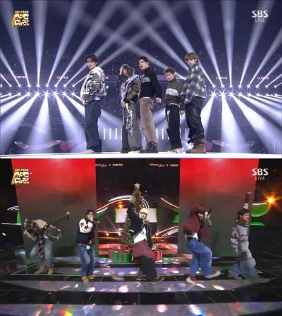 벌써 떼창 심상치 않네…코르티스, '2025 가요대전' 고척돔 누볐다