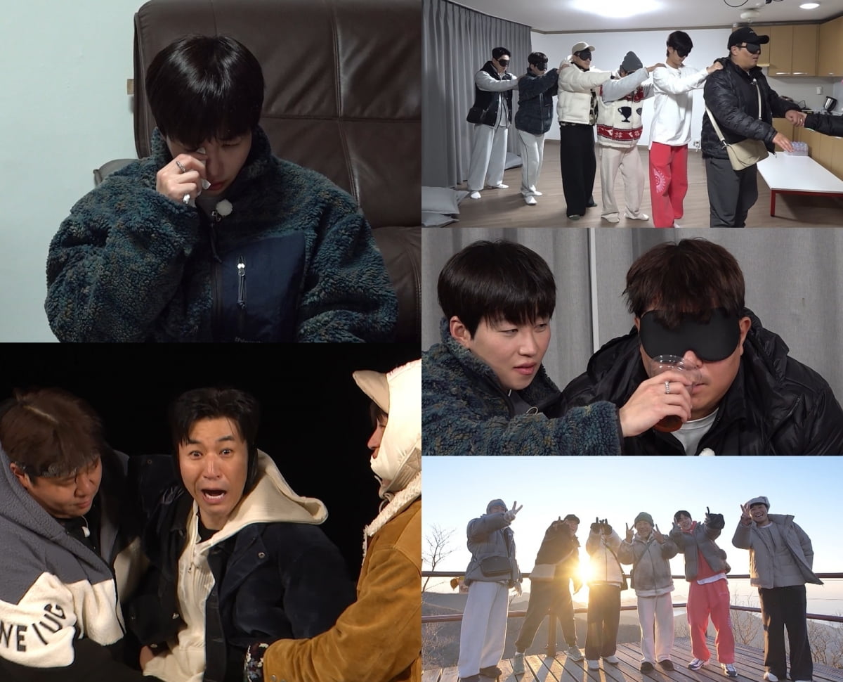 조세호 '촬영 강행' 했는데, 결국 마지막서 눈물 쏟았다…동료 멤버들도 '깜짝' ('1박2일')