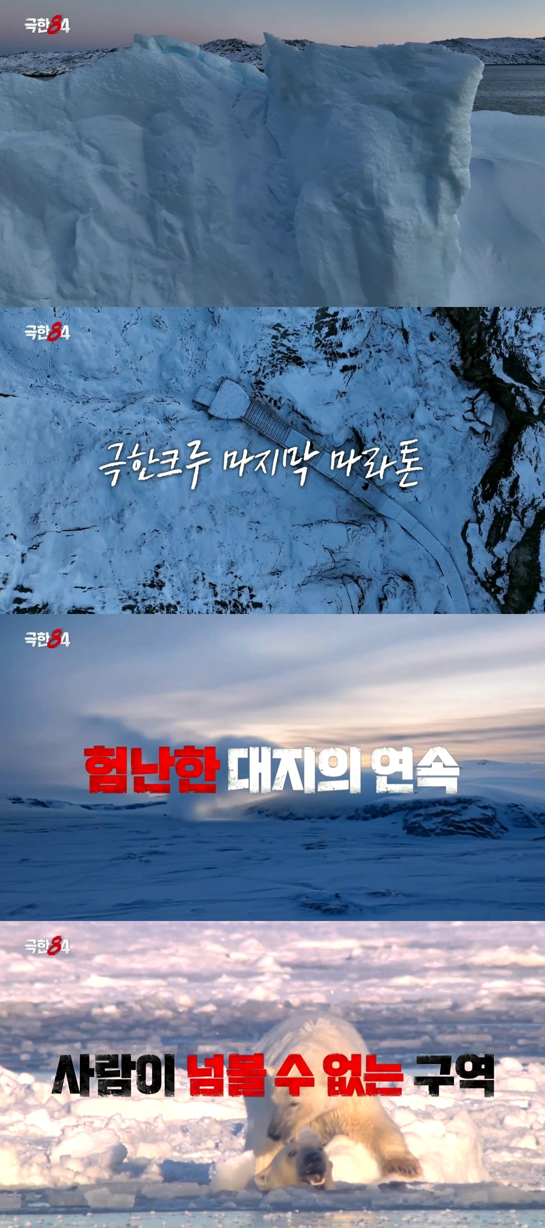 기안84, 결국 북극으로 떠났다…끝없는 빙하, "여기는 말이 안 돼" ('극한84')