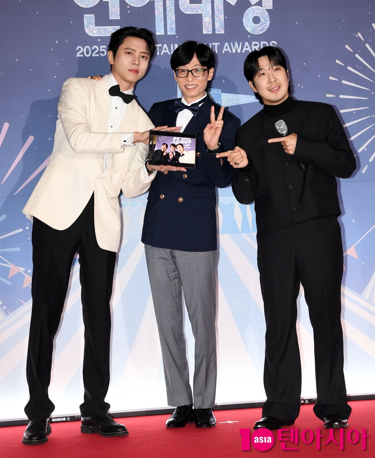 주우재-유재석-하하, 놀면 뭐하니? 프로그램 상 받았으면[TEN포토]