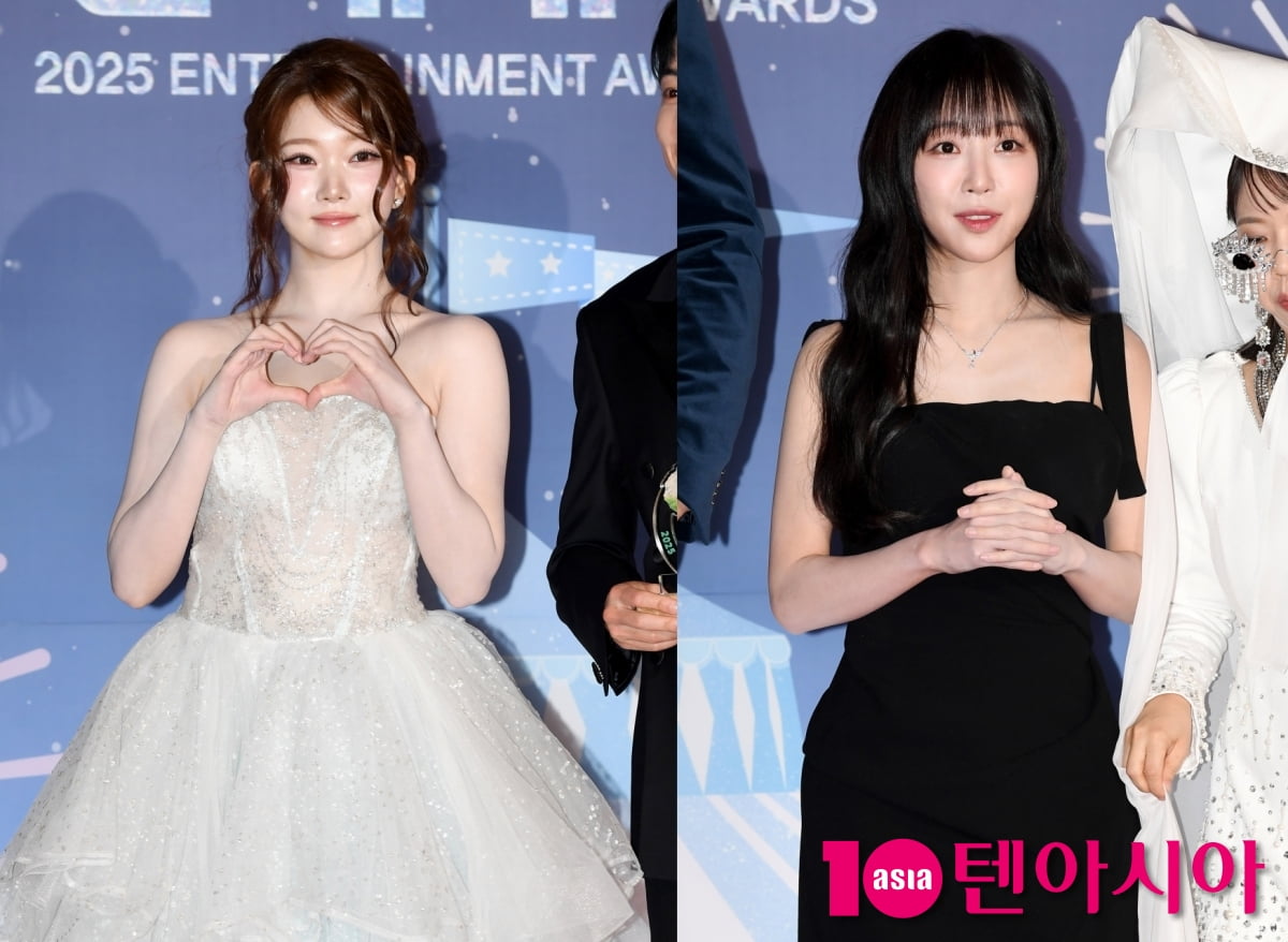 츠키-쯔양, 드레스 자태 美쳤다...예쁨주의보(MBC 방송연예대상)[TEN포토+]