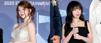 츠키-쯔양, 드레스 자태 美쳤다...예쁨주의보(MBC 방송연예대상)[TEN포토+]