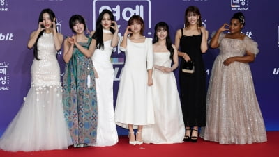 한초임-정예원-소유미-경서-벤-마시마 유-엘로디, 드레스 입은 골때녀들[TEN포토]