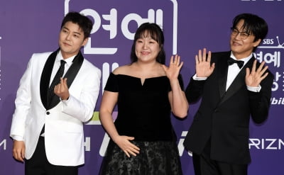 전현무-이수지-차태현, SBS 연예대상 3MC[TEN포토]