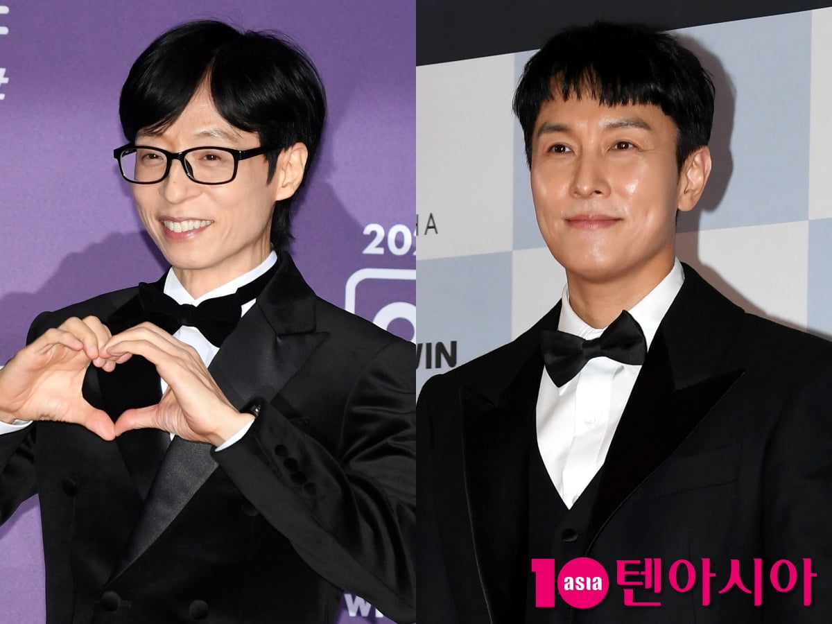 방송인 유재석, 그룹 신화 김동완/사진=텐아시아 DB