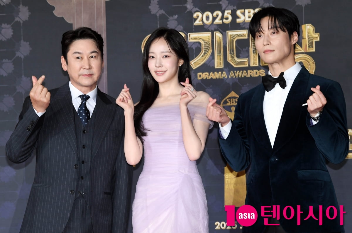 신동엽-채원빈-허남준, SBS 연기대상 3MC[TEN포토]