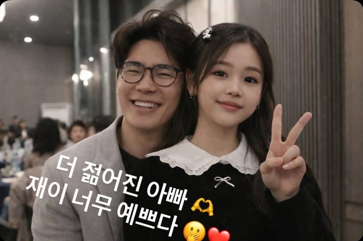 박수홍은 다른 사람 됐고, 딸은 아역배우 변신했다…아내 김다예가 올린 게시물