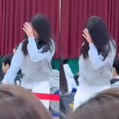 이지현 장녀, 학교에서 눈물 펑펑…엄마까지 왔는데 닦아도 주체 안 돼
